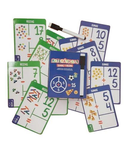 Cartas Matemáticas 1 Sumas Y Restas