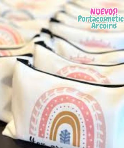 NUEVOS! Portacosméticos Arcoiris