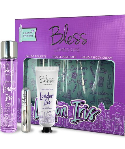 Trio London Iris EDT Travel Perfumer y Crema Corporal y de Manos Bless
