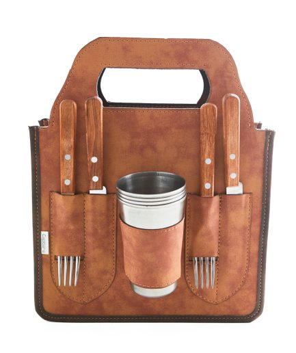 Porta Tablitas Asado Para 4 Personas