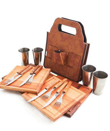 Porta Tablitas Asado Para 4 Personas