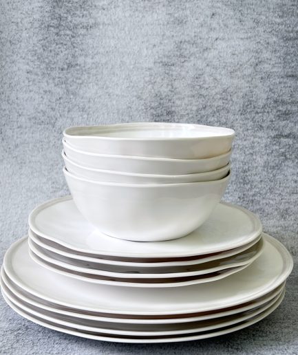 Set Snow  12 piezas Melamina