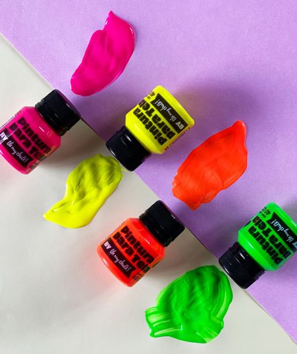 Pintura para Tela: Kit Flúo