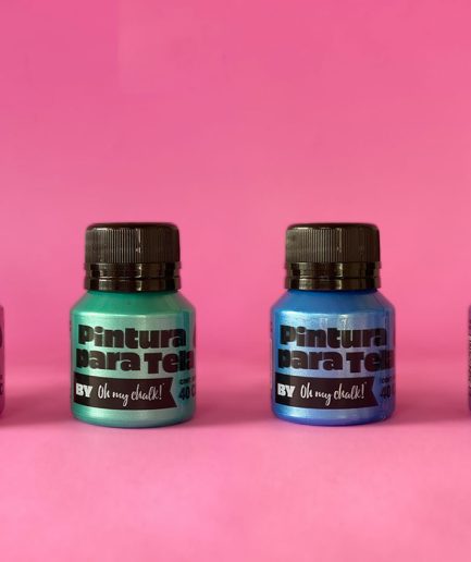 Pintura para Tela: Kit Metalizadas