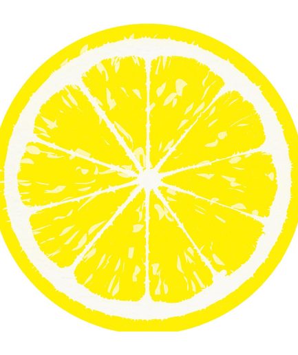 Paper Design Servilletas Troqueladas Silhouette Lemon