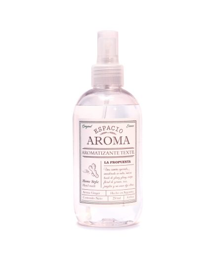Aromatizador Textil 250 ml Línea Clásica Jengibre Espacio Aroma