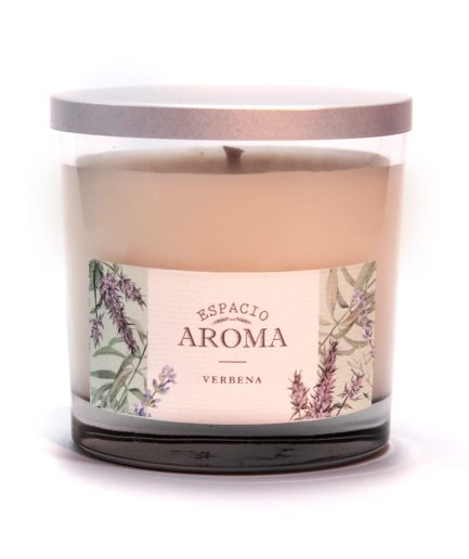 Vela de Soja Aromática 250 g Línea Clásica Verbena Espacio Aroma