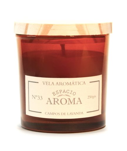 Vela de Soja 250 g Línea Botánica Campos de Lavanda Espacio Aroma