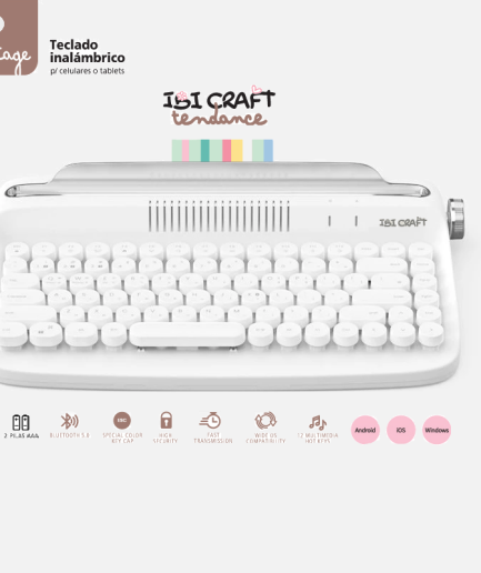 TECLADO IBICRAFT VINTAGE