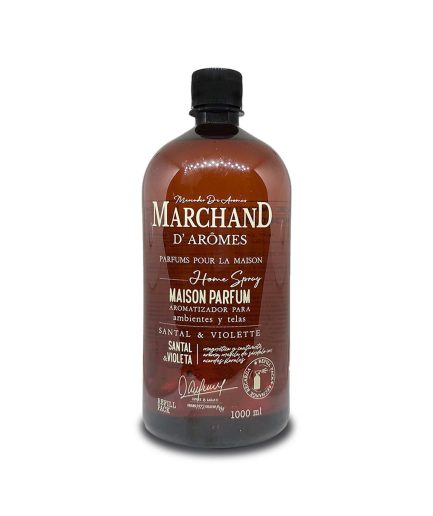 Refill PET de 1 lt de Aromatizador Santal y Violeta Marchand D Aromes