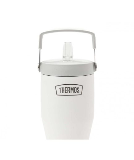 Vaso Térmico con Asa y Sorbete Thermos Classic 850 ml Blanco