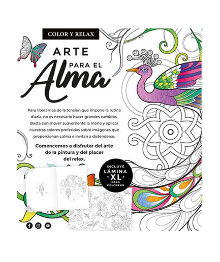 Libro Arte terapia colorear ARTE PARA EL ALMA