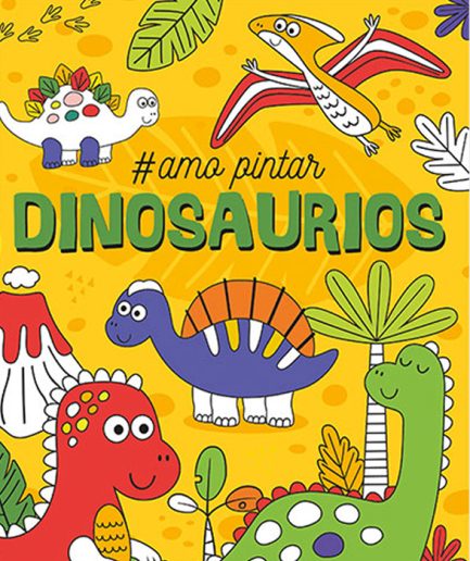 Libro colorear infantil DINOSAURIOS