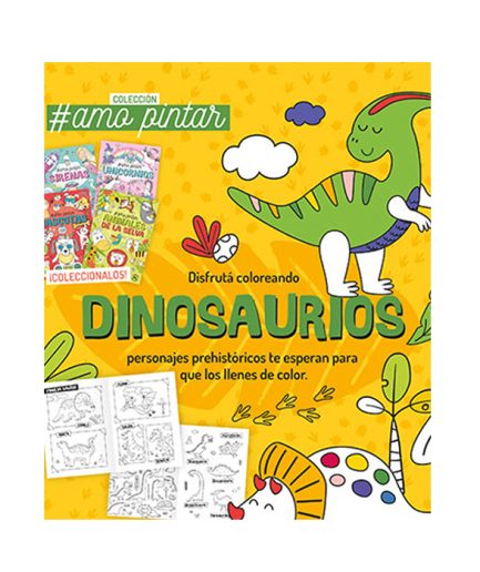 Libro colorear infantil DINOSAURIOS