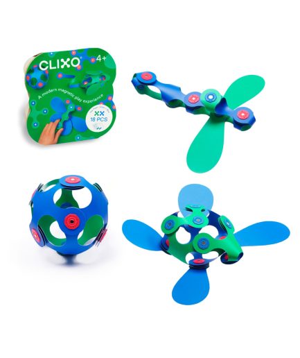 Set Itsy Verde y Azul 18 Piezas Clixo