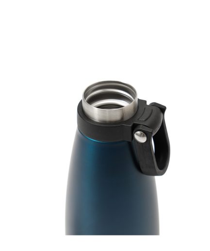 Botella Térmica 500 ml con Tapa a Rosca y Manija Thermos Azul Noche