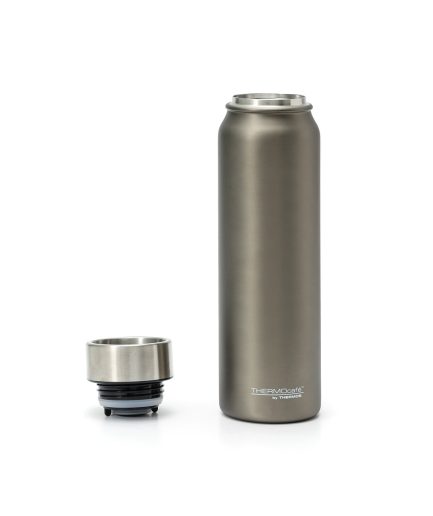 Botella Térmica 750 ml con Tapa Pulsador Thermos Gris