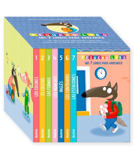 Pequeño Lobo box: Mis 7 libros para aprender