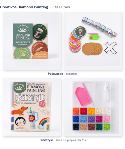 Diamond Painting - Kits creativos - Las Lupes